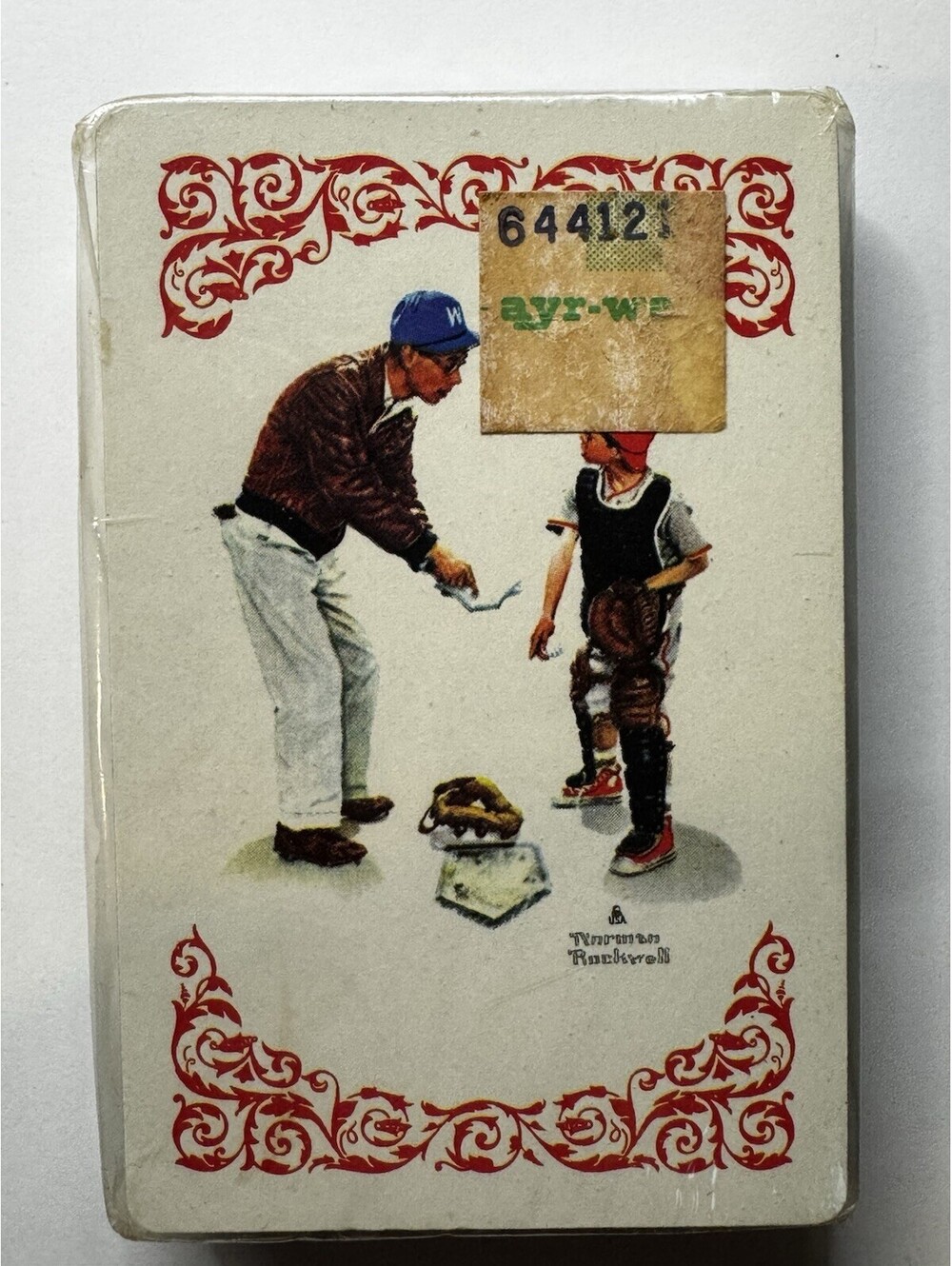 Vintage Norman Rockwell Baseball Playing Cards - Sealed